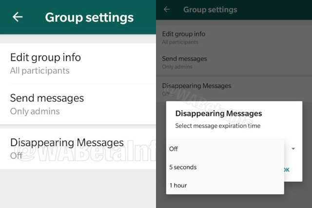 WhatsApp mizící zprávy