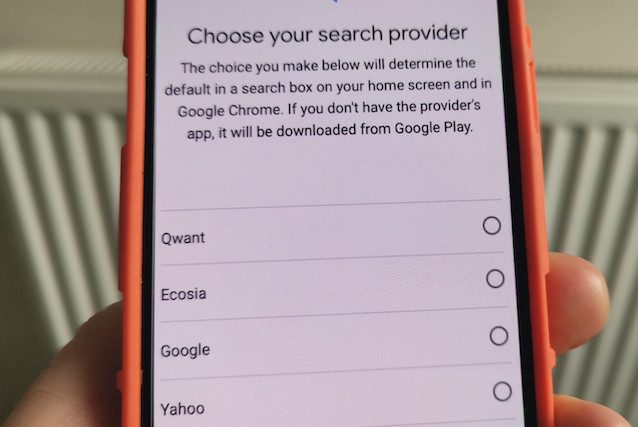 Android doporučí konkurenční vyhledávače, ty za to ale musí zaplatit