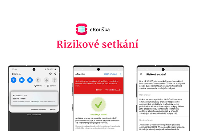 eRouška rozeslala od září přes 200 000 upozornění na riziková setkání