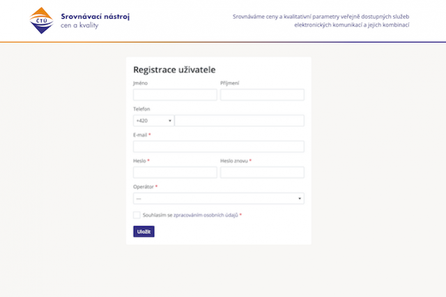 ČTÚ začal sbírat data pro nový srovnávač tarifů