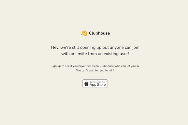 Aplikace Clubhouse pro Android se dočkáme až za několik měsíců