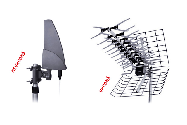 ČTÚ upozornil na nekvalitní antény, způsobují problémy s příjmem DVB-T2