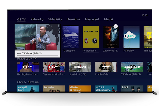 Aplikace O2 TV bude nově dostupná pro Android TV