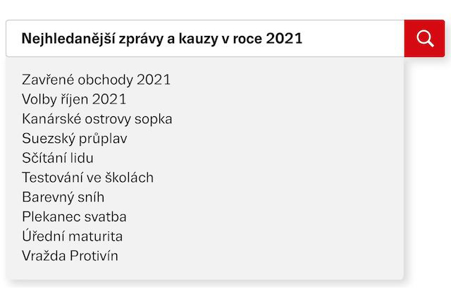 Skokani českého internetu: Jaká témata jsme loni hledali na Seznamu?