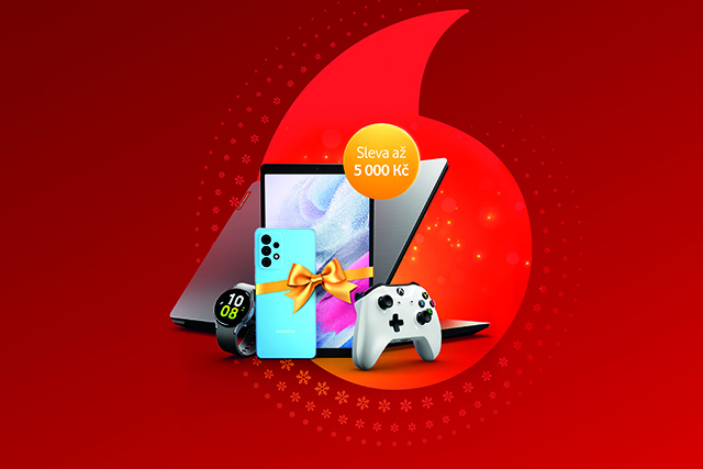 Vodafone představil vánoční nabídku, bude rozdávat slevy na elektroniku i služby