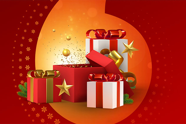 Vodafone si připravil čtyři vánoční dárky pro předplacenkáře