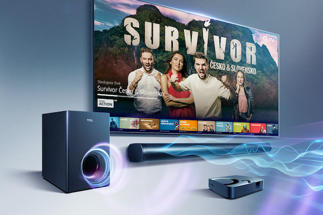 O2 rozdává k novým O2 TV set-top boxům soundbary za 1 Kč