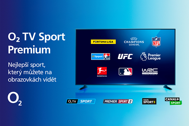 O2 TV představila nový předplacený tarif O2 TV Sport Premium