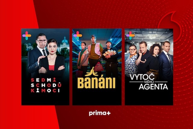 Vodafone TV nabídne v rámci předplatného streamovací službu prima+