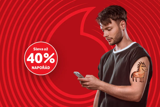Vodafone spouští říjnové slevy na neomezené tarify