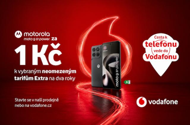 Vodafone vrací telefony za 1 Kč k vybraným neomezeným tarifům
