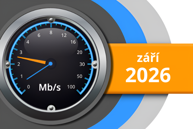 Naměřené rychlosti internetu na DSL.cz v září 2026