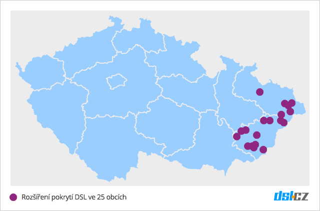 Zrychlování DSL v září v Moravskoslezském a Zlínském kraji